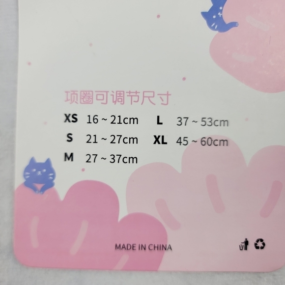 NWT tiny cat / dog scarf collar gingham with pearl and black bow - Picture 4 of 5